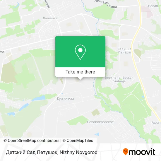 Детский Сад Петушок map