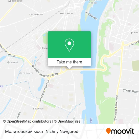 Молитовский мост map