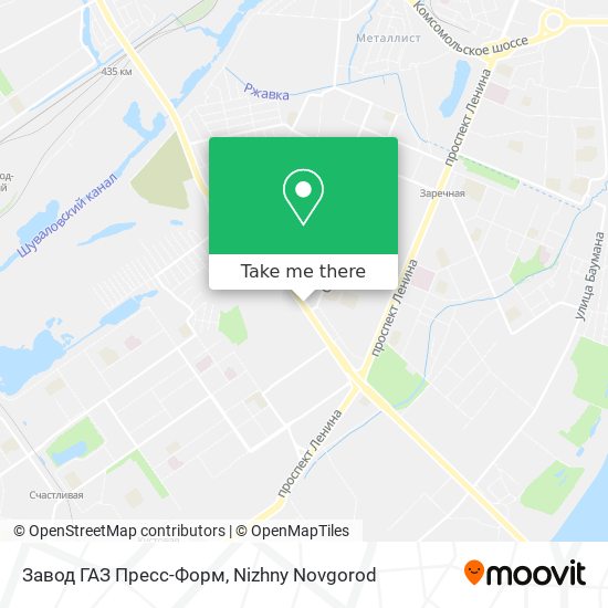 Завод ГАЗ Пресс-Форм map