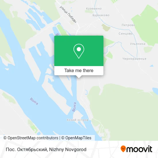 Пос. Октябрьский map