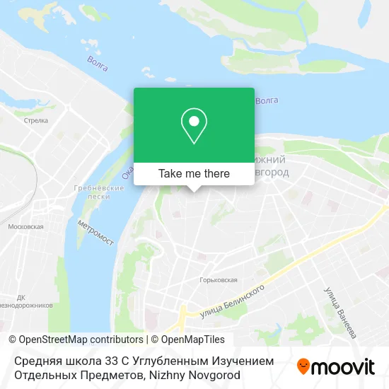 Средняя школа 33 С Углубленным Изучением Отдельных Предметов map
