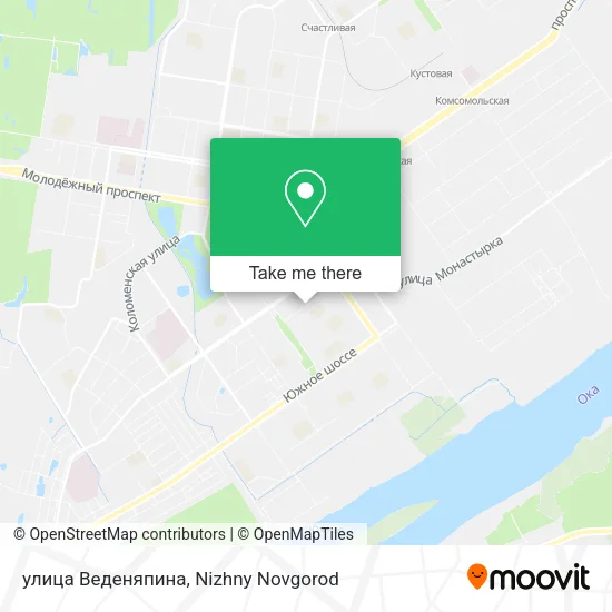 улица Веденяпина map