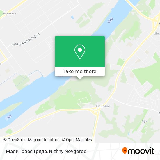Малиновая Гряда map