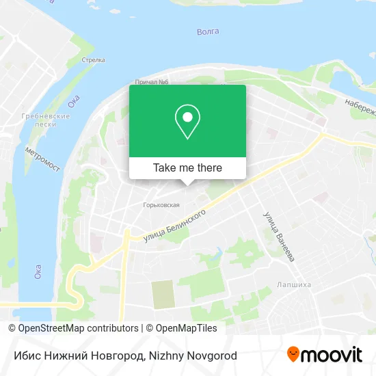 Ибис Нижний Новгород map
