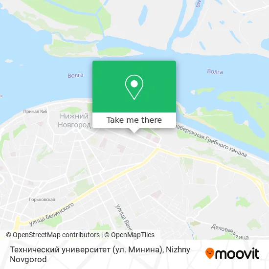 Технический университет (ул. Минина) map