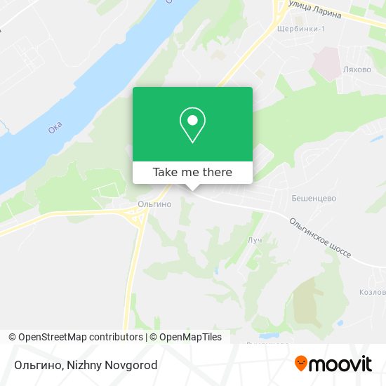 Ольгино map