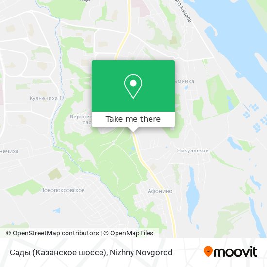 Сады (Казанское шоссе) map