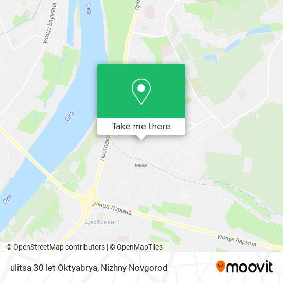 ulitsa 30 let Oktyabrya map
