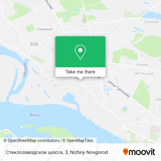 Стеклозаводское шоссе, 3 map