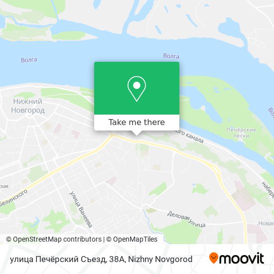 улица Печёрский Съезд, 38А map