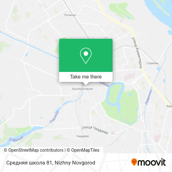 Средняя школа 81 map