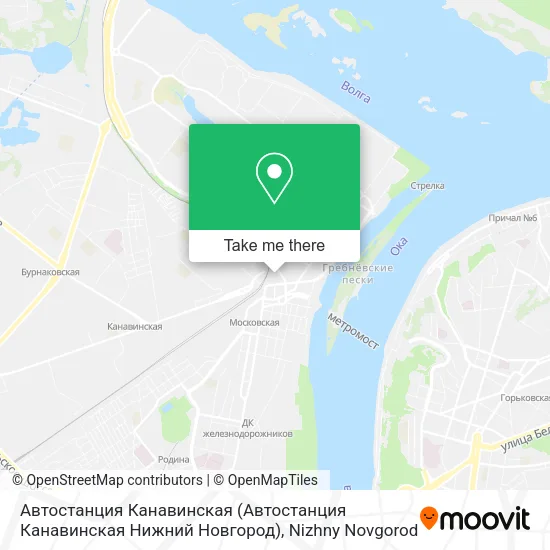 Автостанция Канавинская (Автостанция Канавинская Нижний Новгород) map