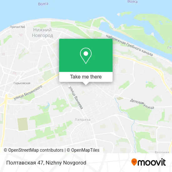 Полтавская 47 map