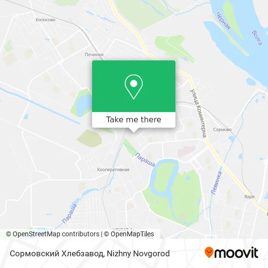 Сормовский Хлебзавод map