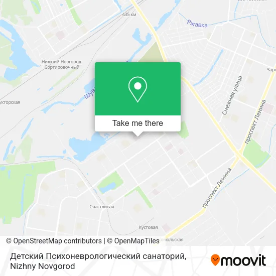 Детский Психоневрологический санаторий map