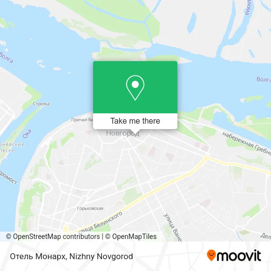 Отель Монарх map