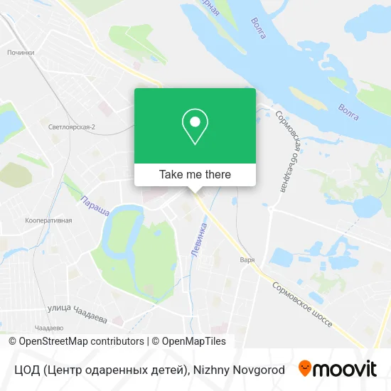 ЦОД (Центр одаренных детей) map