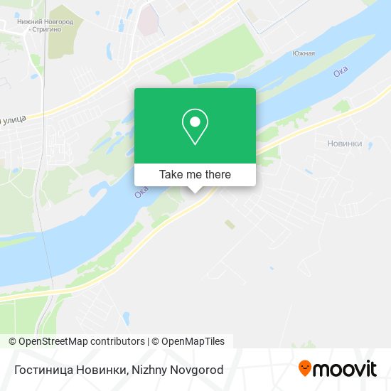 Гостиница Новинки map