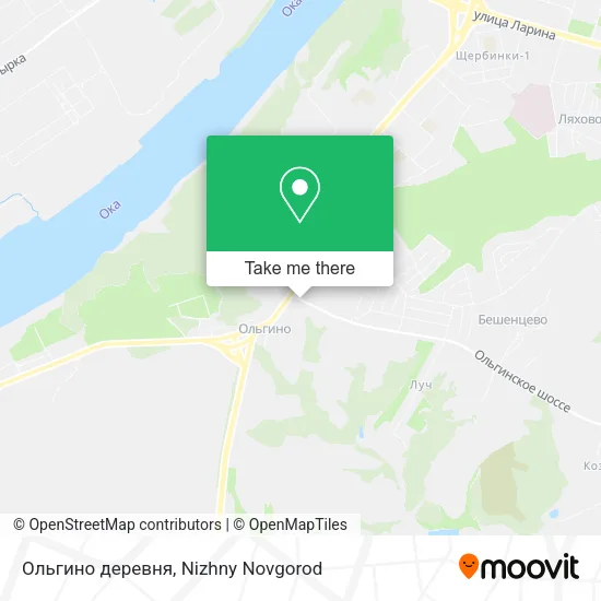 Ольгино деревня map