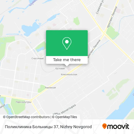 Поликлиника Больницы 37 map