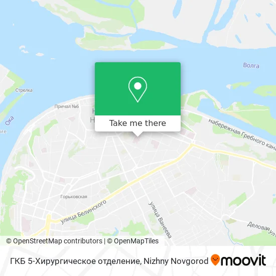ГКБ 5-Хирургическое отделение map