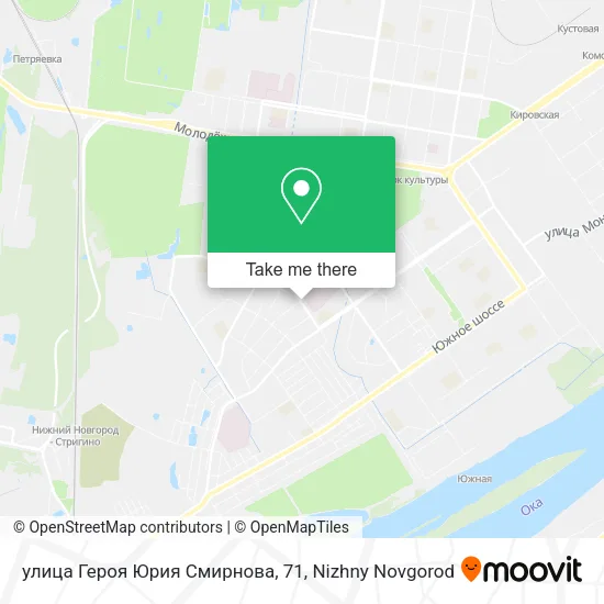 улица Героя Юрия Смирнова, 71 map