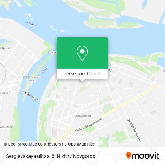 Sergievskaya ulitsa, 8 map