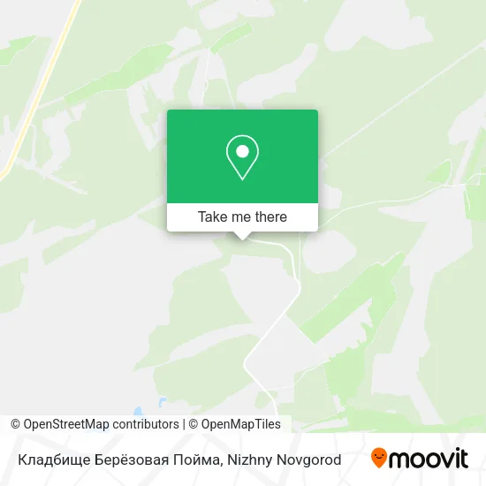 Кладбище Берёзовая Пойма map