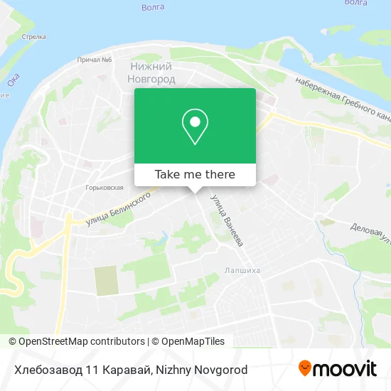 Хлебозавод 11 Каравай map