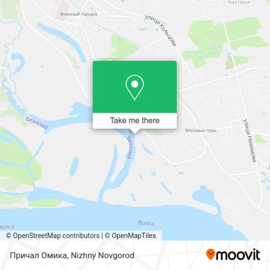 Причал Омика map