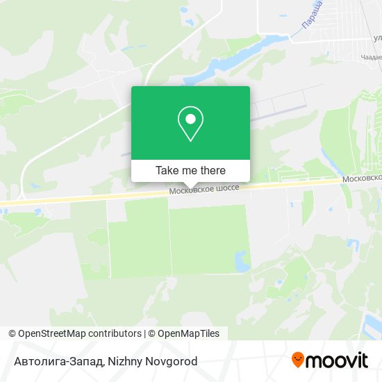 Автолига-Запад map