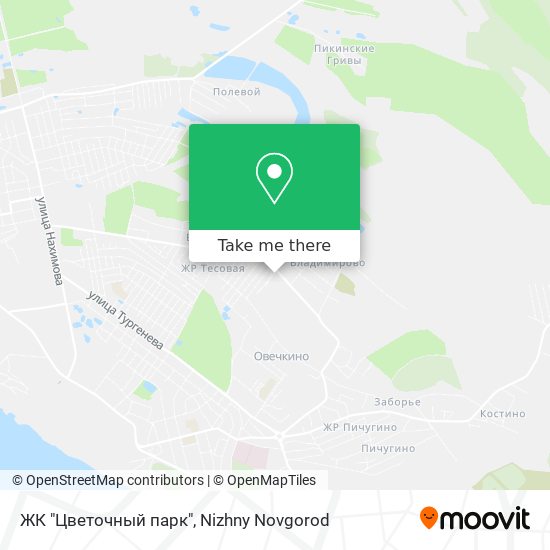 ЖК "Цветочный парк" map
