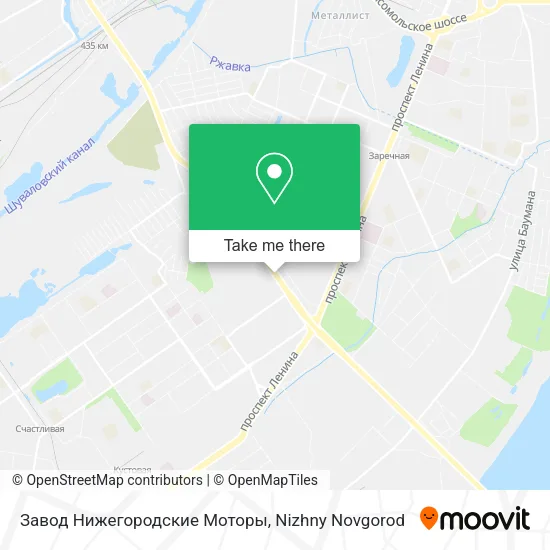 Завод Нижегородские Моторы map