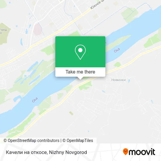 Качели на откосе map