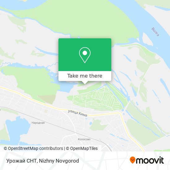 Урожай СНТ map