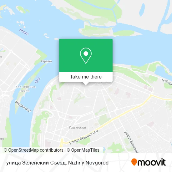 улица Зеленский Съезд map