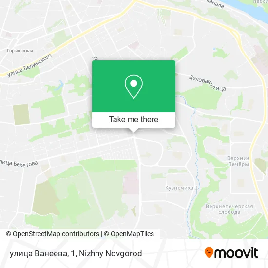 улица Ванеева, 1 map