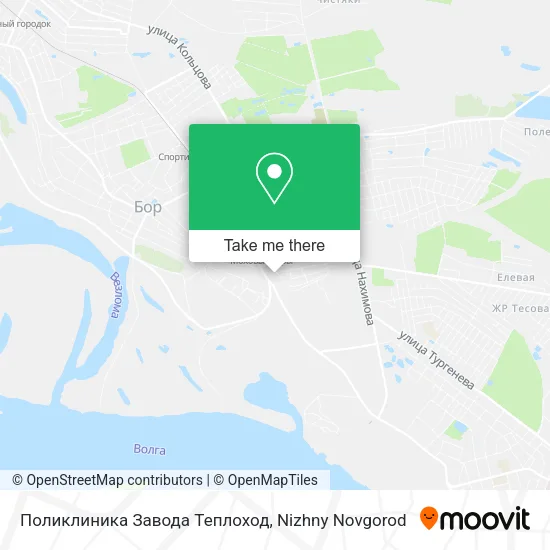 Поликлиника Завода Теплоход map