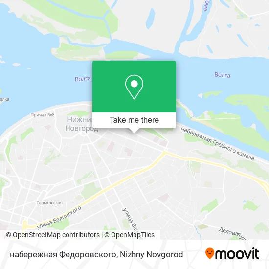 набережная Федоровского map