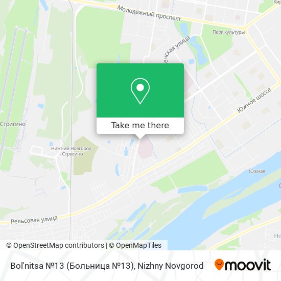 Bol'nitsa №13 (Больница №13) map