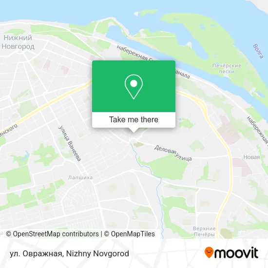 ул. Овражная map