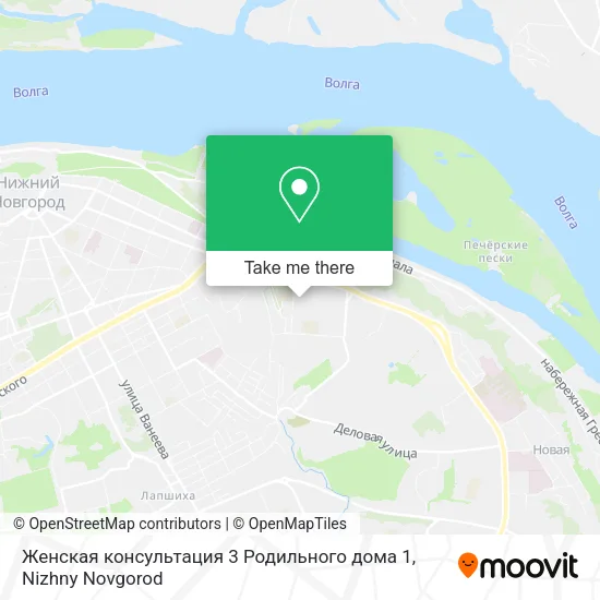 Женская консультация 3 Родильного дома 1 map