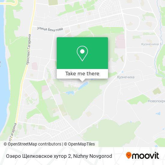 Озеро Щелковское хутор 2 map