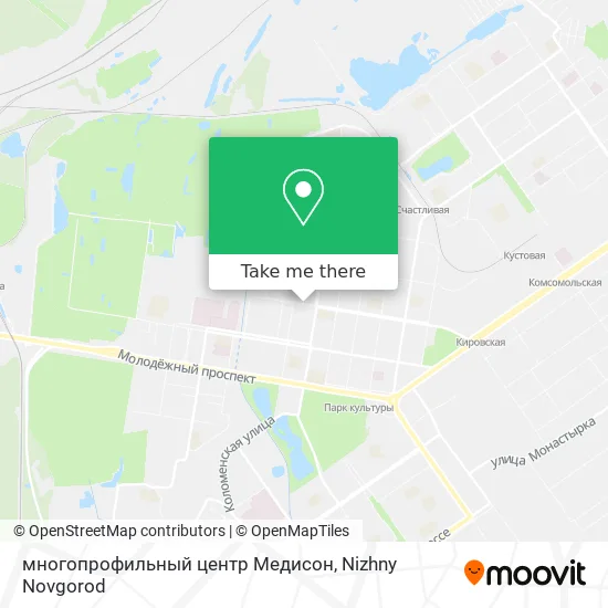 многопрофильный центр Медисон map