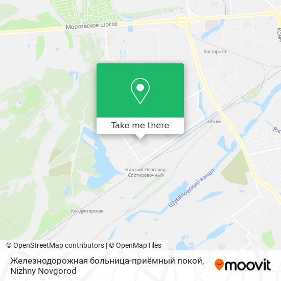 Железнодорожная больница-приёмный покой map