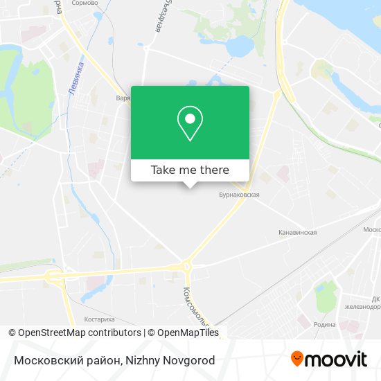 Московский район map