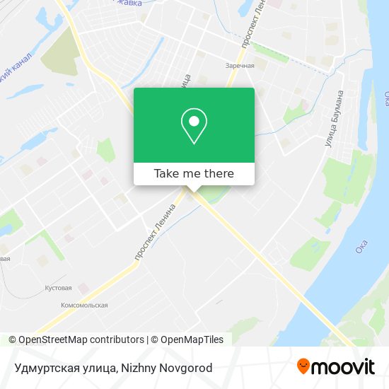 Удмуртская улица map