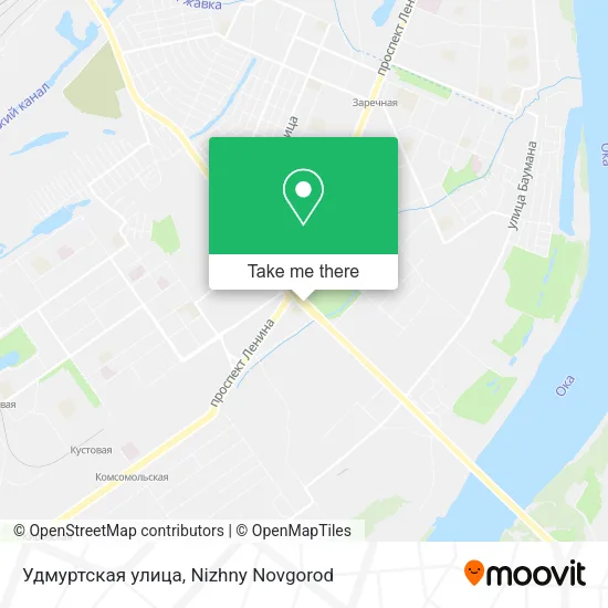 Удмуртская улица map