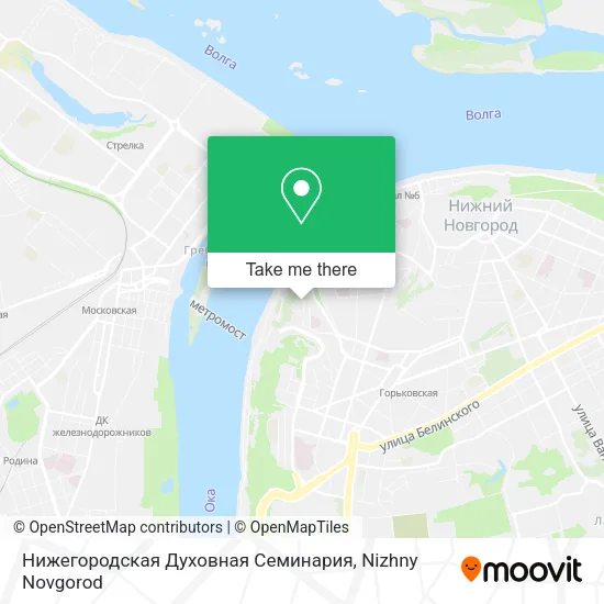 Нижегородская Духовная Семинария map