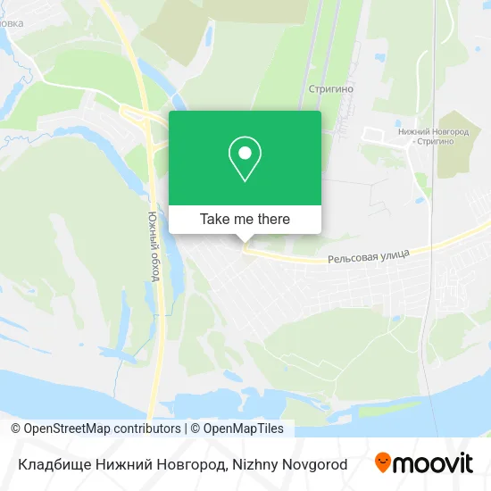 Кладбище Нижний Новгород map